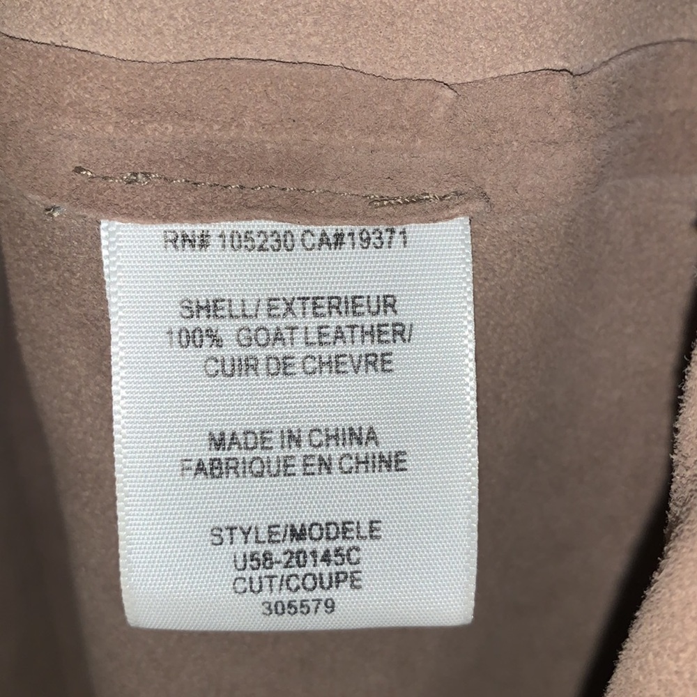 Joie Alicia Leather Tank Top Color Mink - Picture 5 of 6